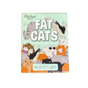Ridleys Fat Cats Family Card Game 2-5 Players Ages 6+ 15-Minute Playtime